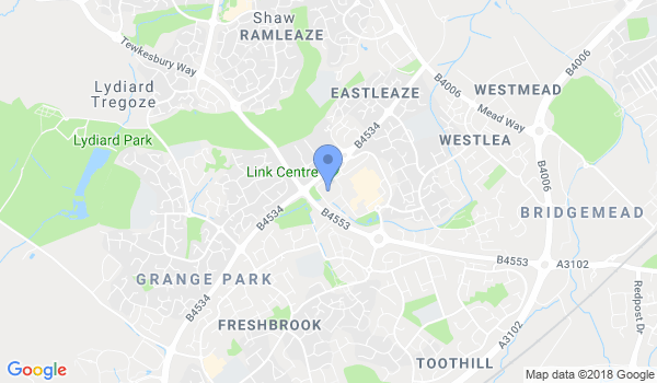 Shotokan Karate Swindon location Map