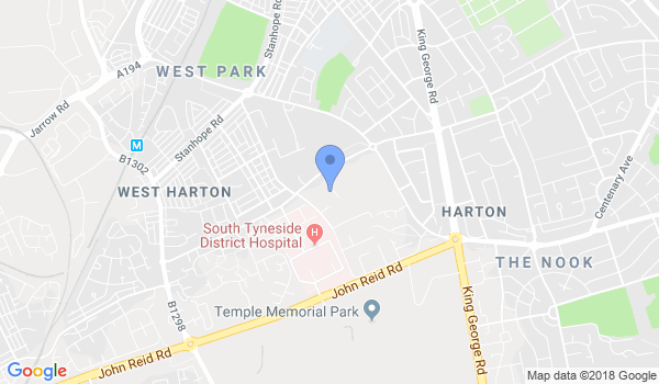 South Tyneside Shotokan Karate  Club location Map