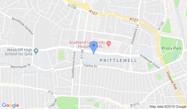 Southend Judo Club location Map