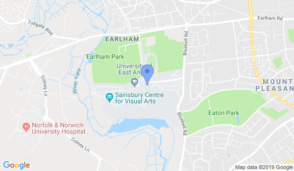 Eastern Shotokan Karate Association location Map
