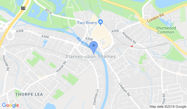 Staines Martial Arts Academy location Map