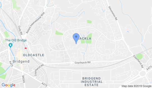 Steve Tottle Tae Kwon Do location Map