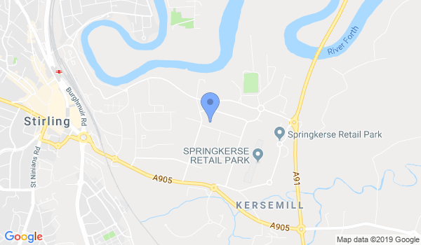 Stirling Karate -Bannockburn location Map
