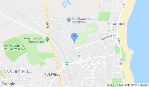 Sunderland Karate Central location Map