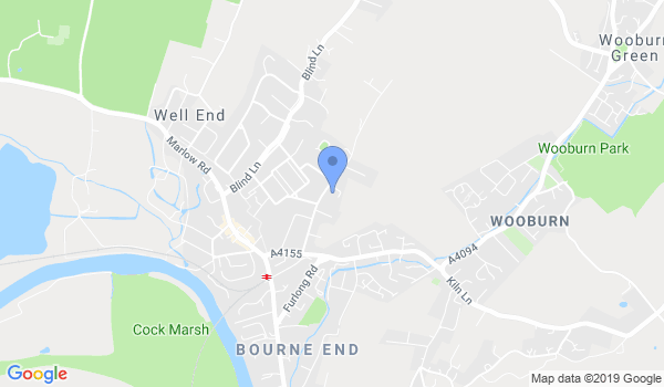Karate Club Bourne End location Map