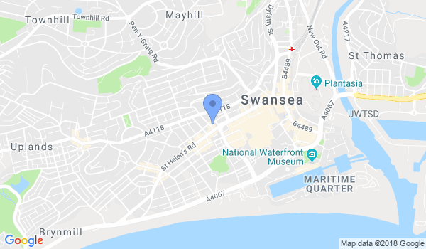 Swansea WTBA location Map