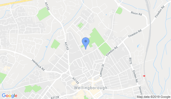 TISKA Karate- Wellingborough  location Map