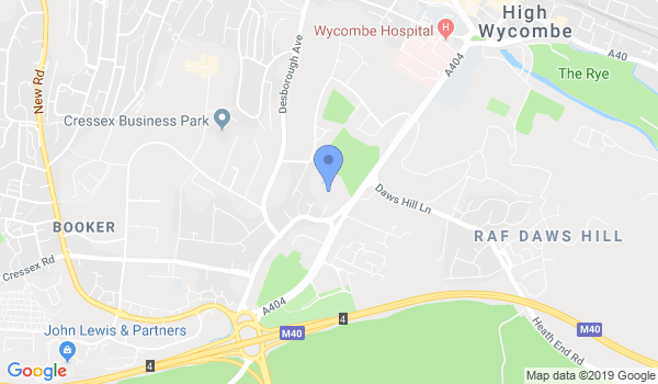 Taekwondo High Wycombe location Map