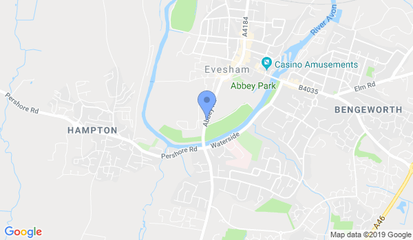 Tai Jutsu Kai Evesham location Map