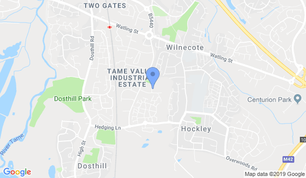 Tamworth Kick Boxing Academy location Map