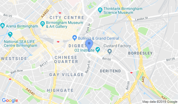 Team Conde Birmingham location Map
