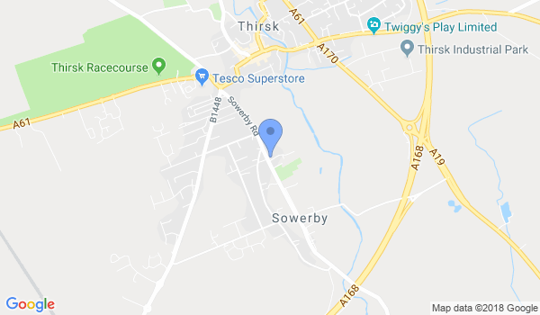 Thirsk and Sowerby Karate Dojo (BSKA) location Map