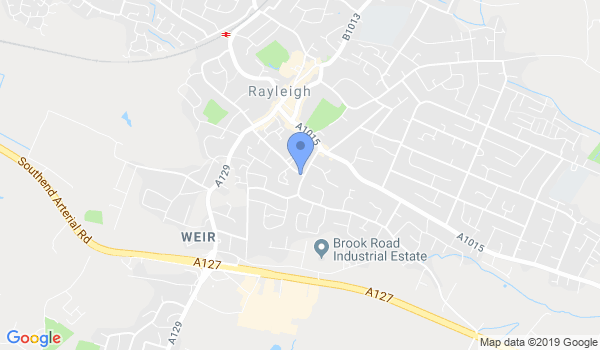 Uechi-Ryu Karate Club - Castle Hall, Rayleigh location Map