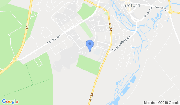 Verve Martial Arts Thetford location Map