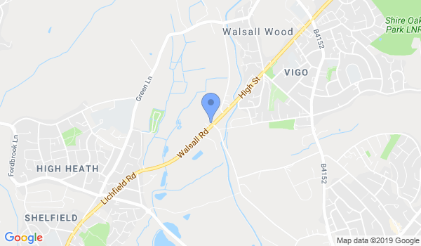 Walsall Wood Aikido Club location Map