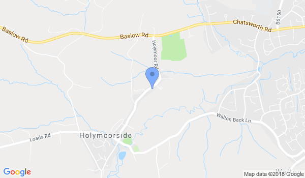 Walton Holymoorside Karate School location Map