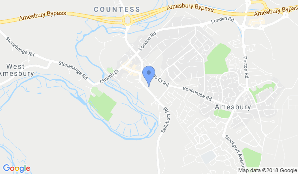 The Warrior Academy - Amesbury Antrobus House location Map