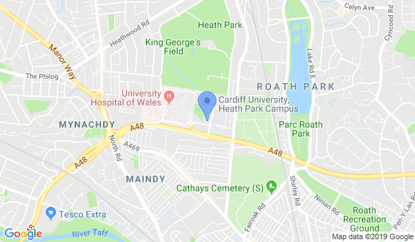 The Welsh Aikido Society location Map