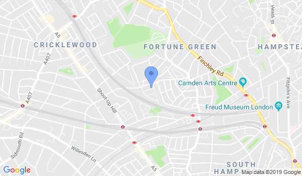 West Hampstead WingTsun Martial Art School location Map