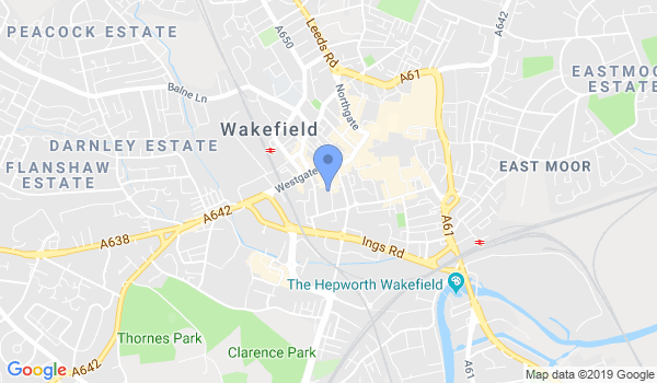 West Yorkshire Schools of Karate & Oriental Arts location Map