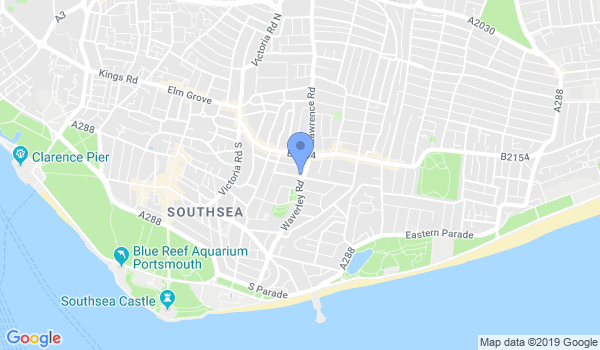 White Crane Fighting Arts - Portsmouth location Map