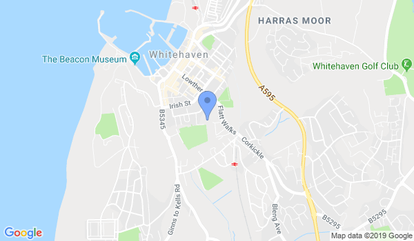 Whitehaven Martial arts location Map