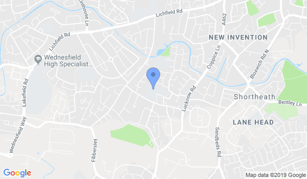 Willenhall Karate location Map