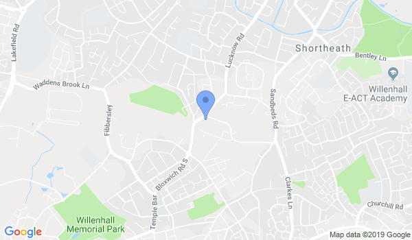 Willenhall Karate Club location Map