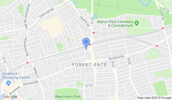 The Wing Chun School Forest Gate location Map