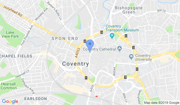 Wing Chun International - Coventry location Map