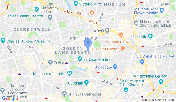 Wing Chun International in London location Map