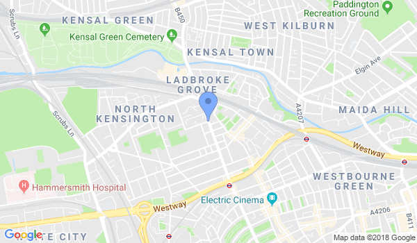Wing Chun London location Map