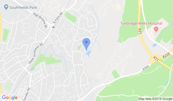 Wing Chun-UK, Tunbridge Wells location Map