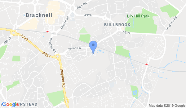 WingTsun Martial Arts Bracknell location Map