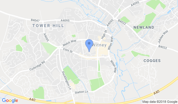 Witney Taekwondo location Map