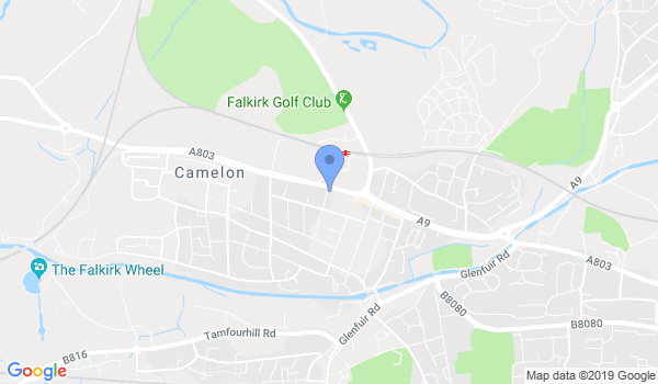 XS Taekwondo Falkirk location Map