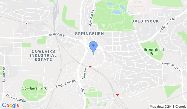 XS Taekwondo Springburn location Map