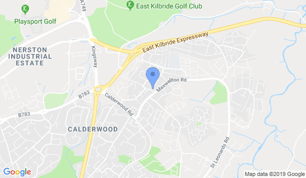 XS Taekwon-do East Kilbride, Calderwood Hall location Map
