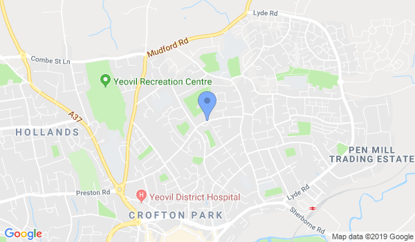 Yeovil Karate Club location Map