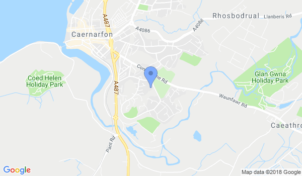 Zanshin Shukokai Cymru location Map