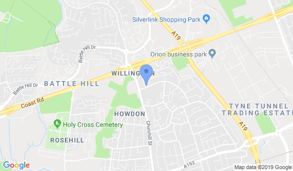 Battlehill Judo Club location Map