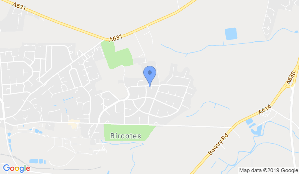 Bircotes Shotokan Karate location Map