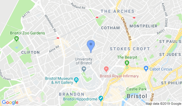 Bushido Bristol Martial Arts location Map