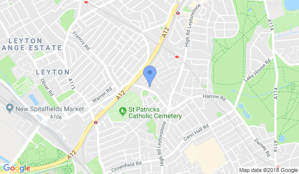 Leyton Karate Club location Map