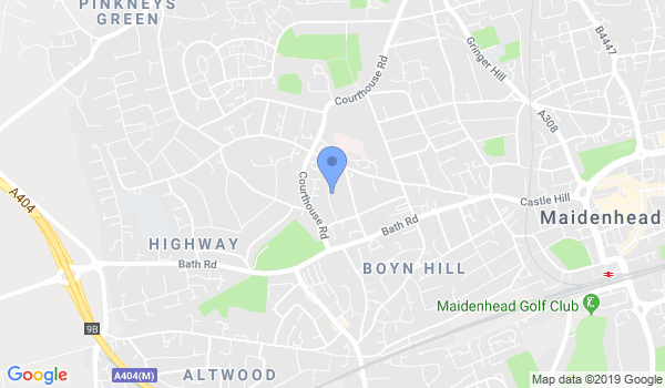 Maidenhead Kung-Fu location Map