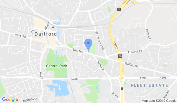 KBT Academy of Martial Arts Dartford location Map
