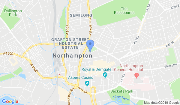 Northampton Ki Aikido Club location Map