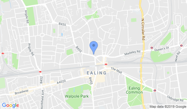 Wing Chun Kung Fu Ealing location Map
