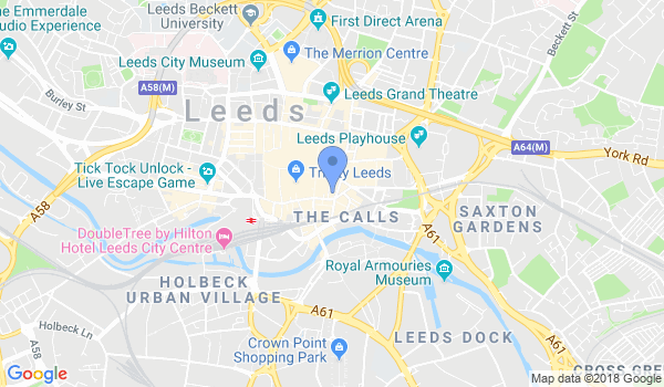 Wing Chun Kung Fu Leeds location Map
