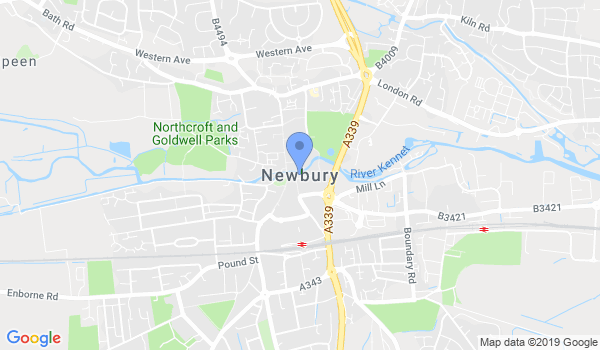Wing Chun International Newbury location Map